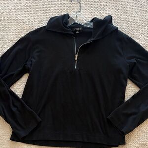 J. Crew women's Black half Zip Sweater